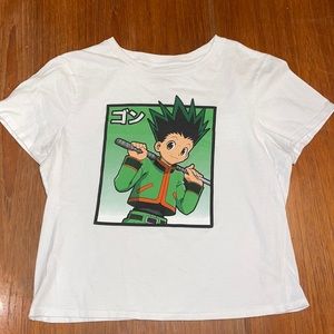 Gon ゴン HunterxHunter Anime Cropped Graphic Tee
